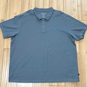 Tommy Bahama Polo Mens 2XL Island Zone Supima Cotton Embroidered MARLIN Casual
